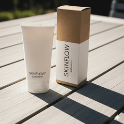 a sunscreen placed on top of a table